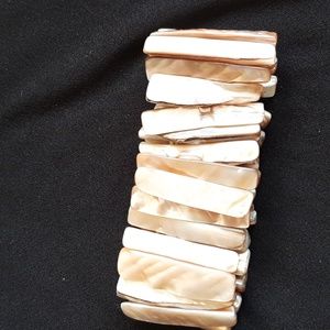 Jewelry | Cuff Bracelet Made Of Shells Mother Of Pearl Type Finish ...